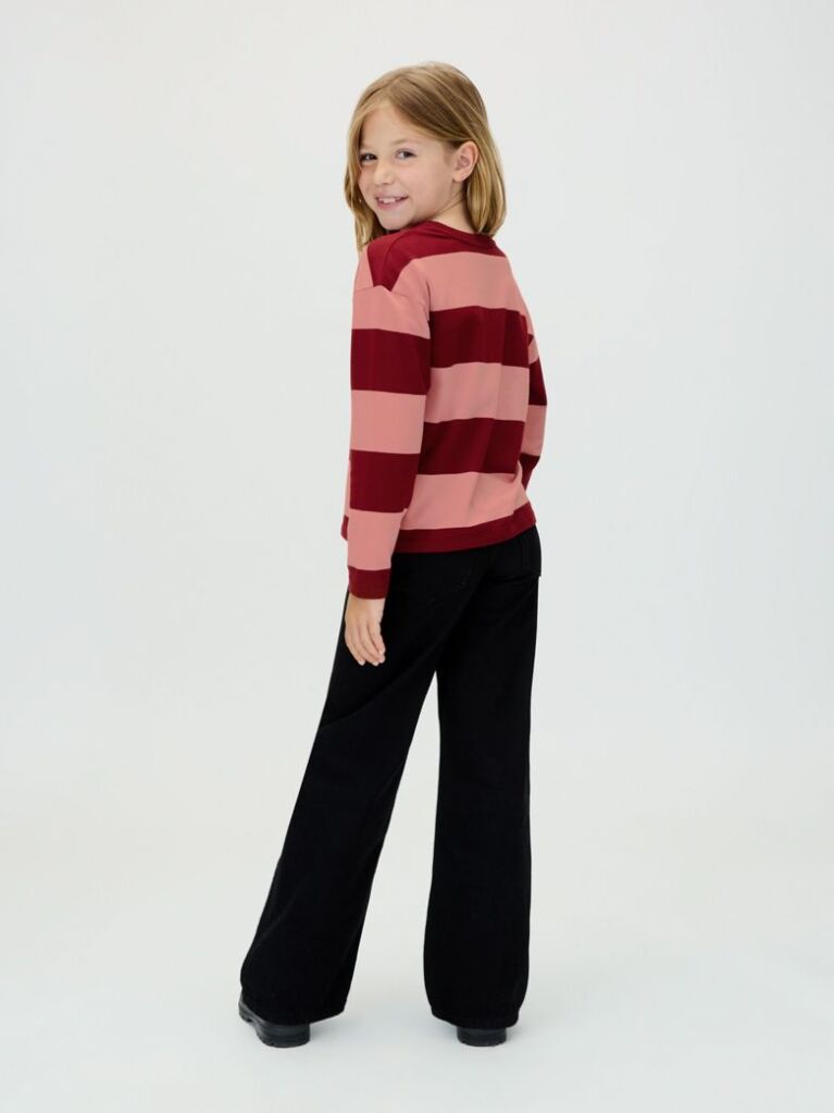 Multi Long Sleeve Striped T-shirt  Girls