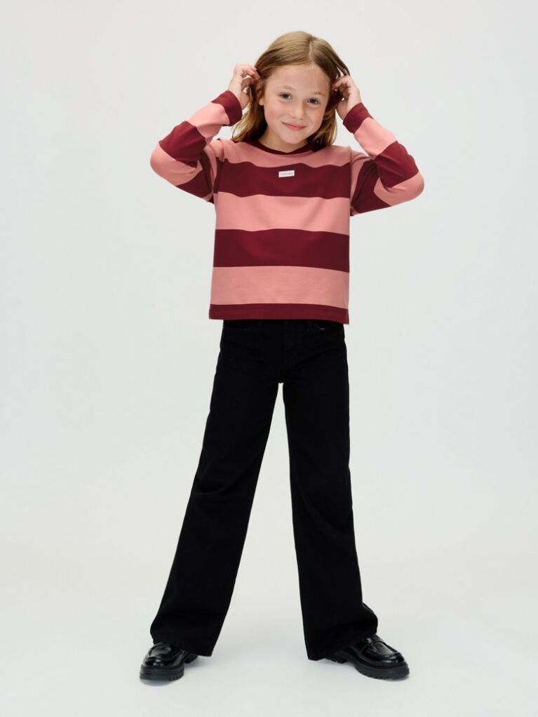Multi Long Sleeve Striped T-shirt  Girls