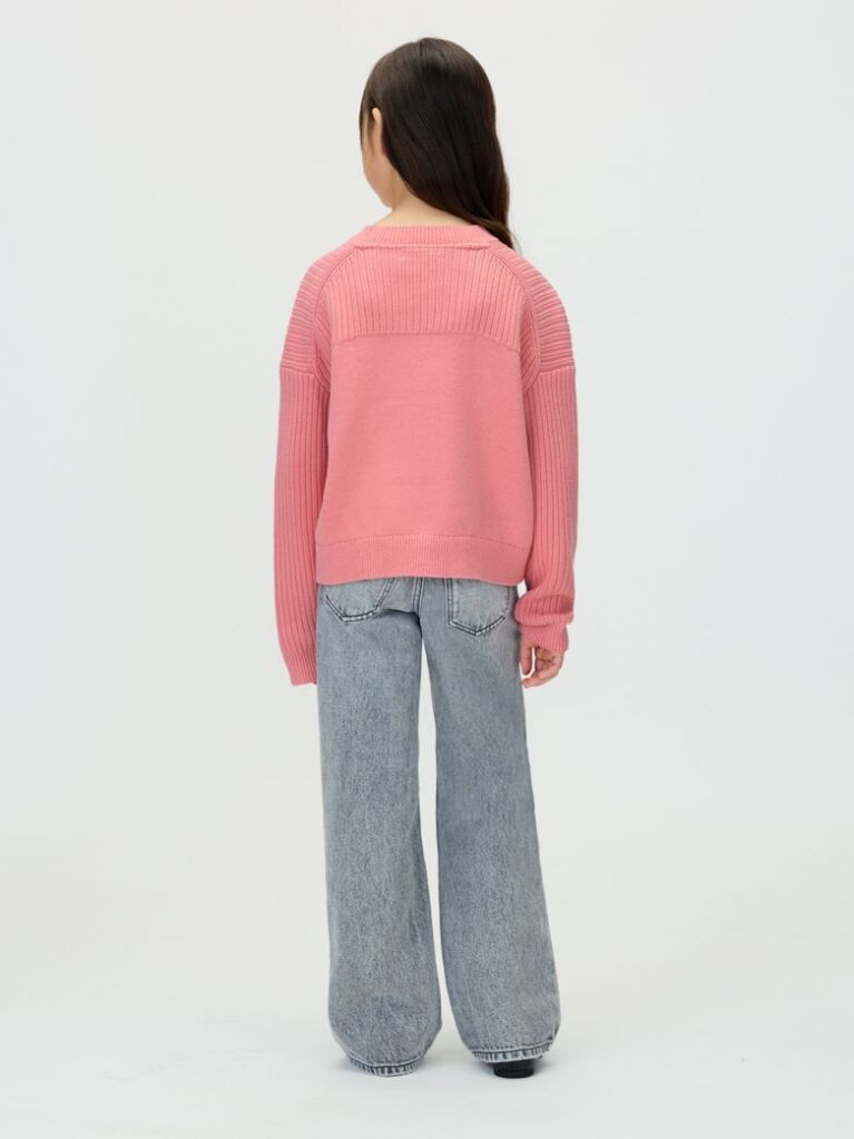 Pink Logo Jumper  Girls