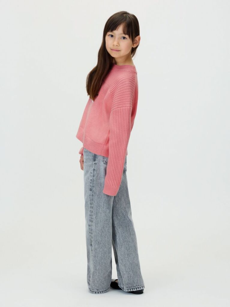 Pink Logo Jumper  Girls