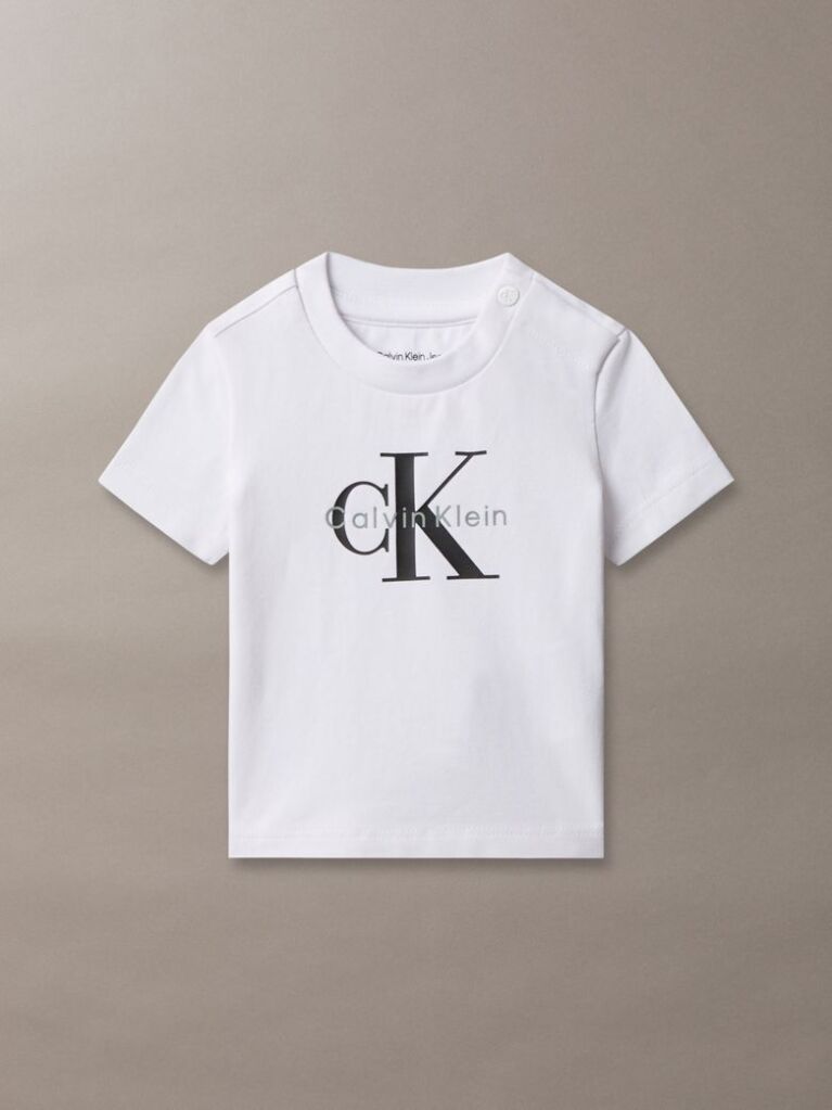 White Newborn Logo T-Shirt  Newborn