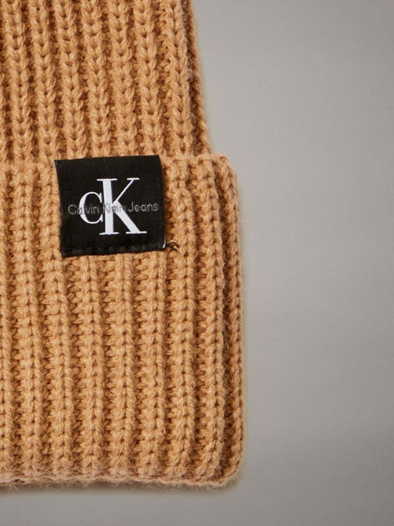 Brown Kids' Scarf & Beanie Set  Kids Unisex
