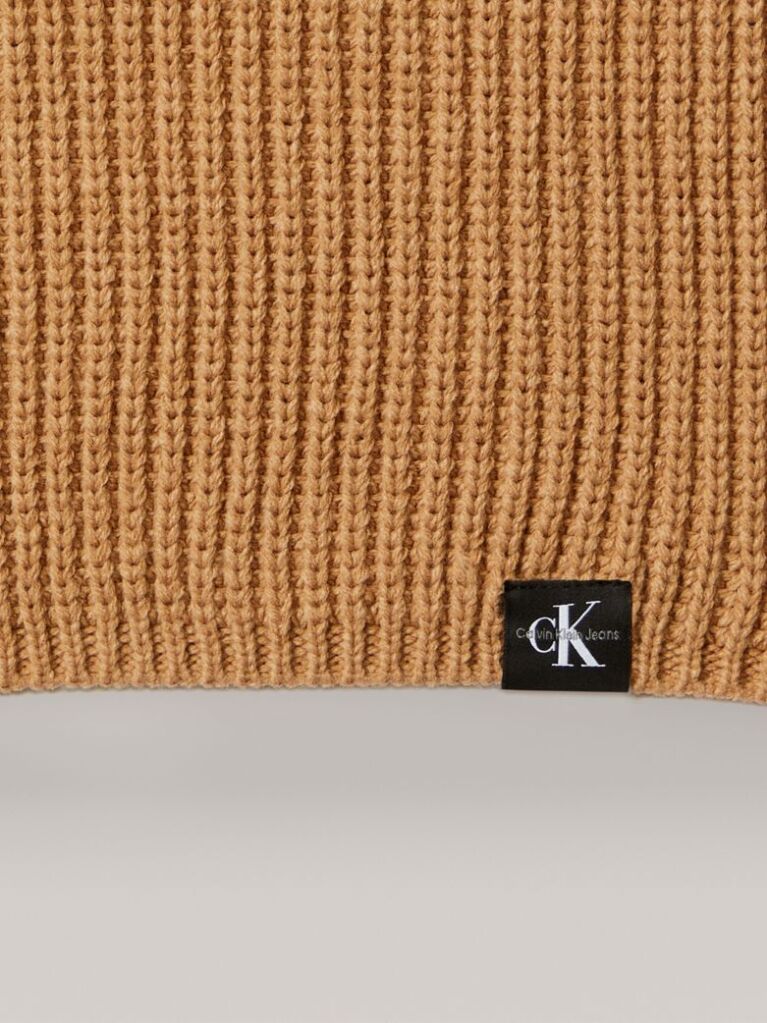 Brown Kids' Scarf & Beanie Set  Kids Unisex