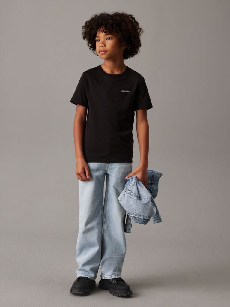 Black Kids' T-Shirt  Kids Unisex