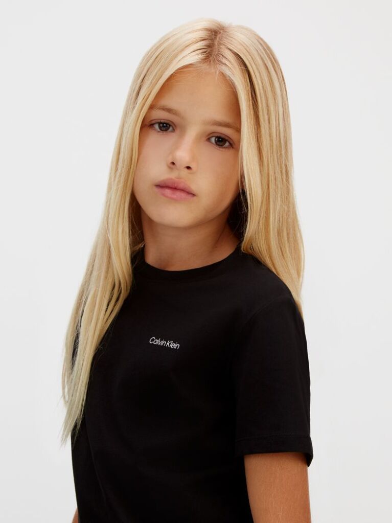 Black Kids' T-Shirt  Kids Unisex