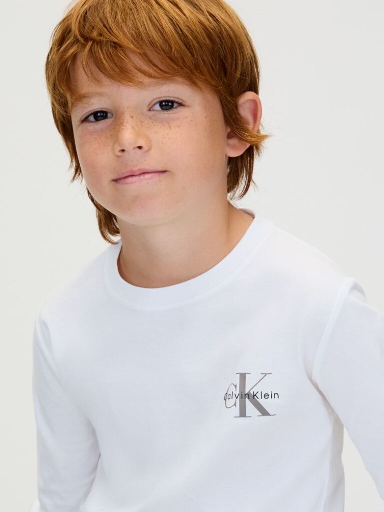 White Kids' Long Sleeve T-shirt  Kids Unisex