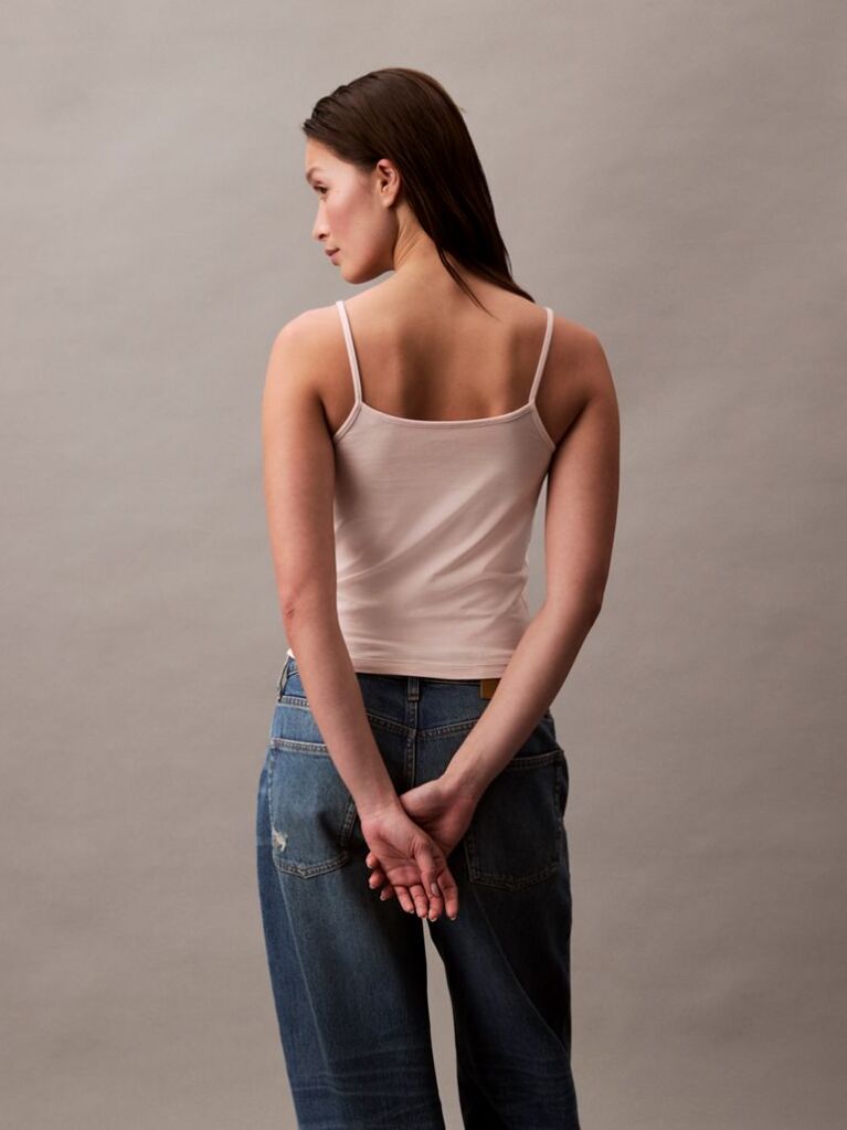 Pink Slim Monogram Cami Top  Women