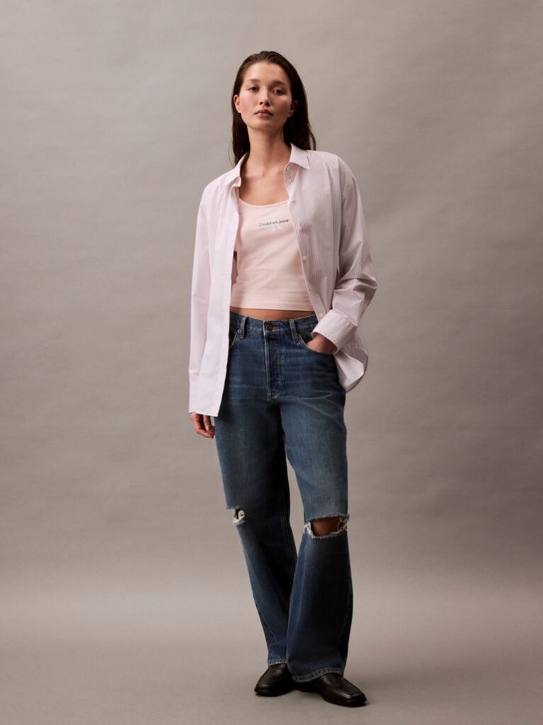 Pink Slim Monogram Cami Top  Women