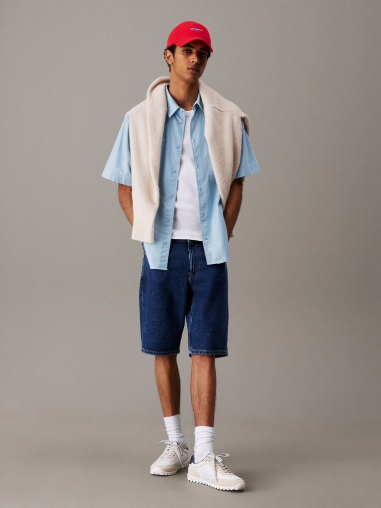 Denim Regular Denim Shorts  Men