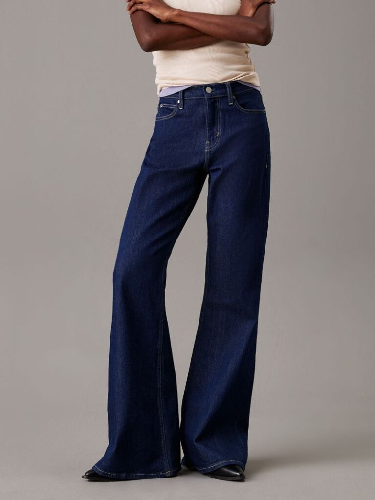 Denim Relaxed Flared Jeans  Women