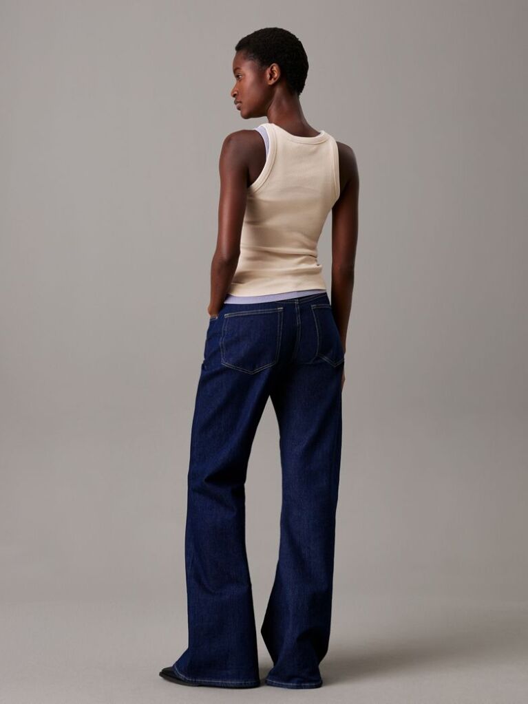 Denim Relaxed Flared Jeans  Women