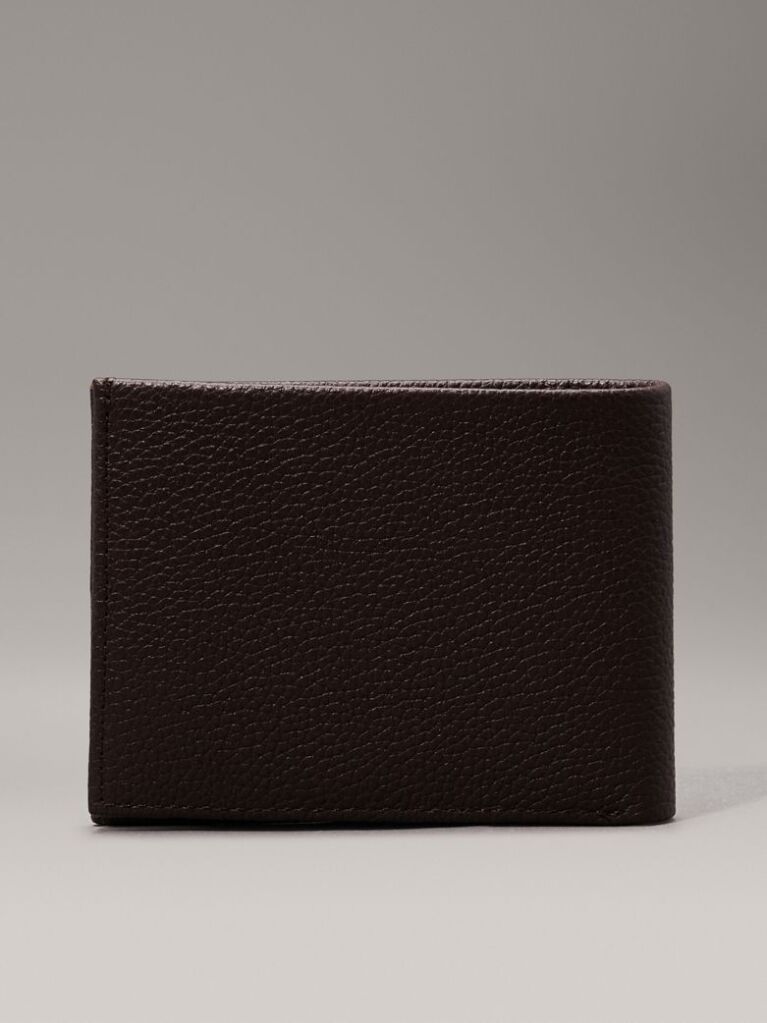Brown Leather RFID Billfold Wallet  Men
