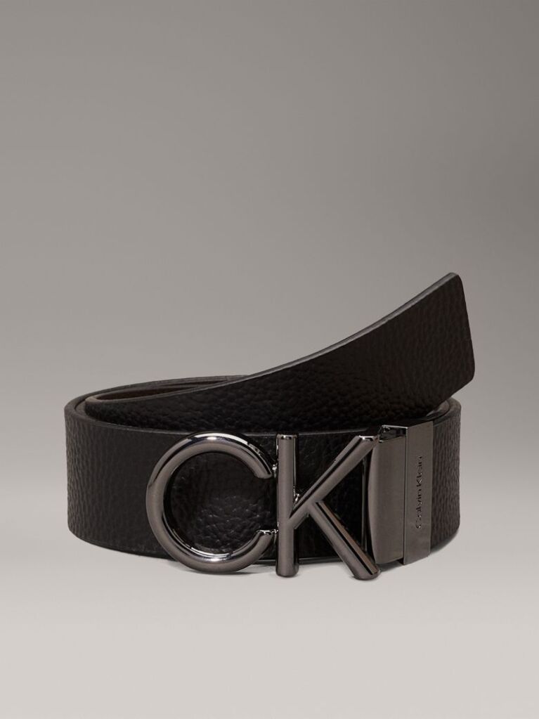 Multi Reversible Leather Logo Belt  Men