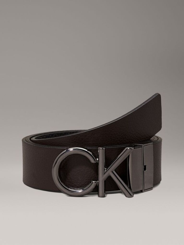 Multi Reversible Leather Logo Belt  Men