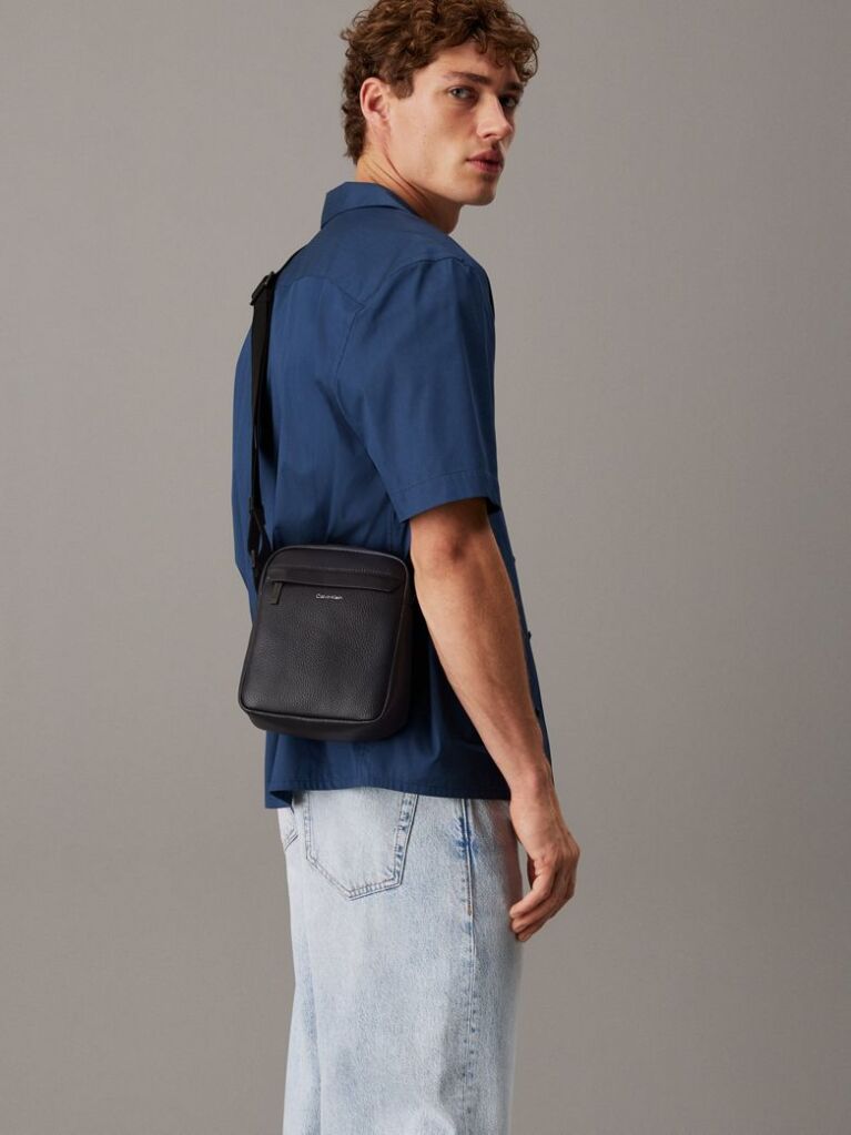 Black Reporter Bag  Men