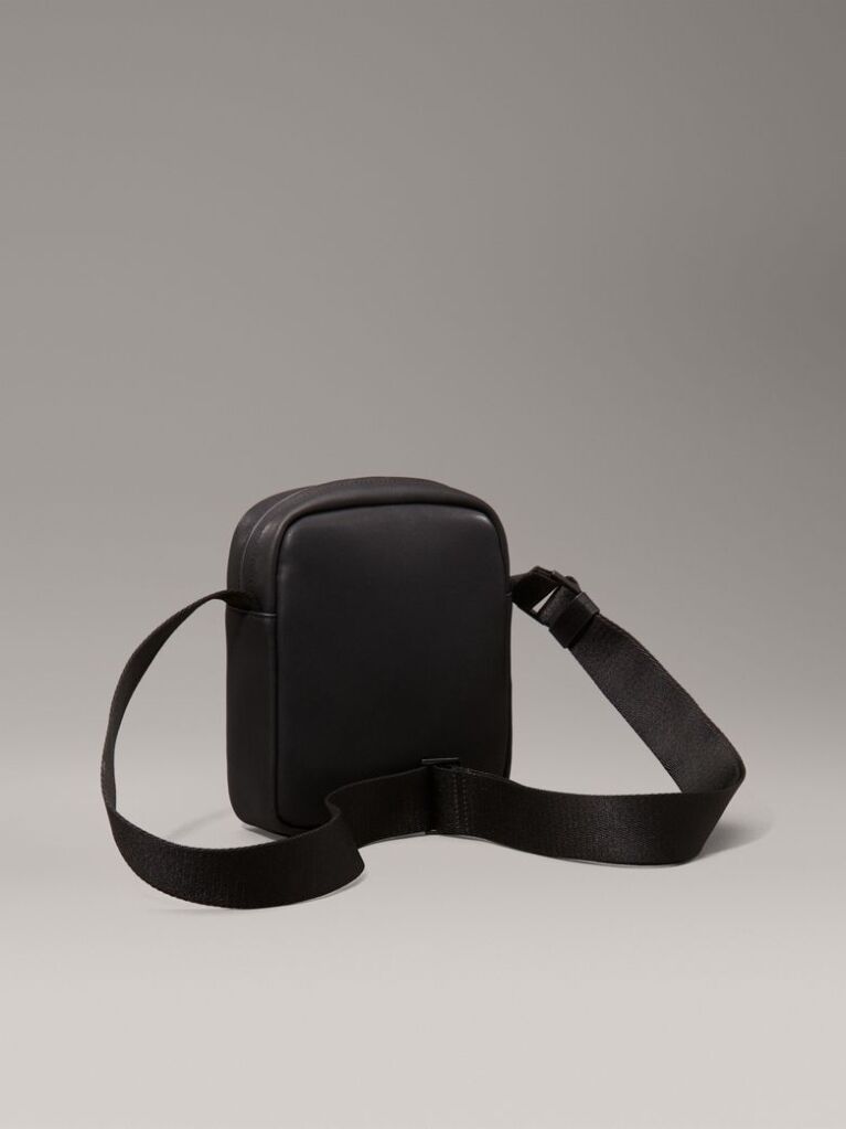 Black Logo Reporter Bag  Men
