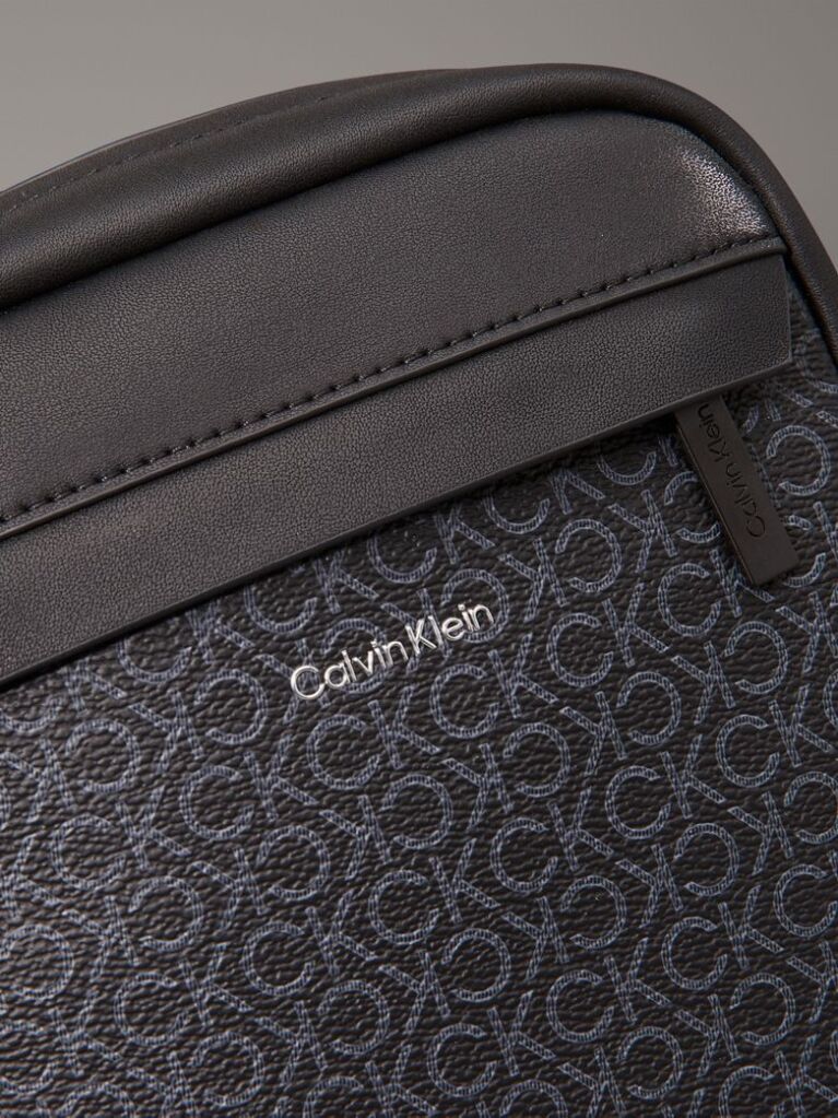 Black Logo Reporter Bag  Men