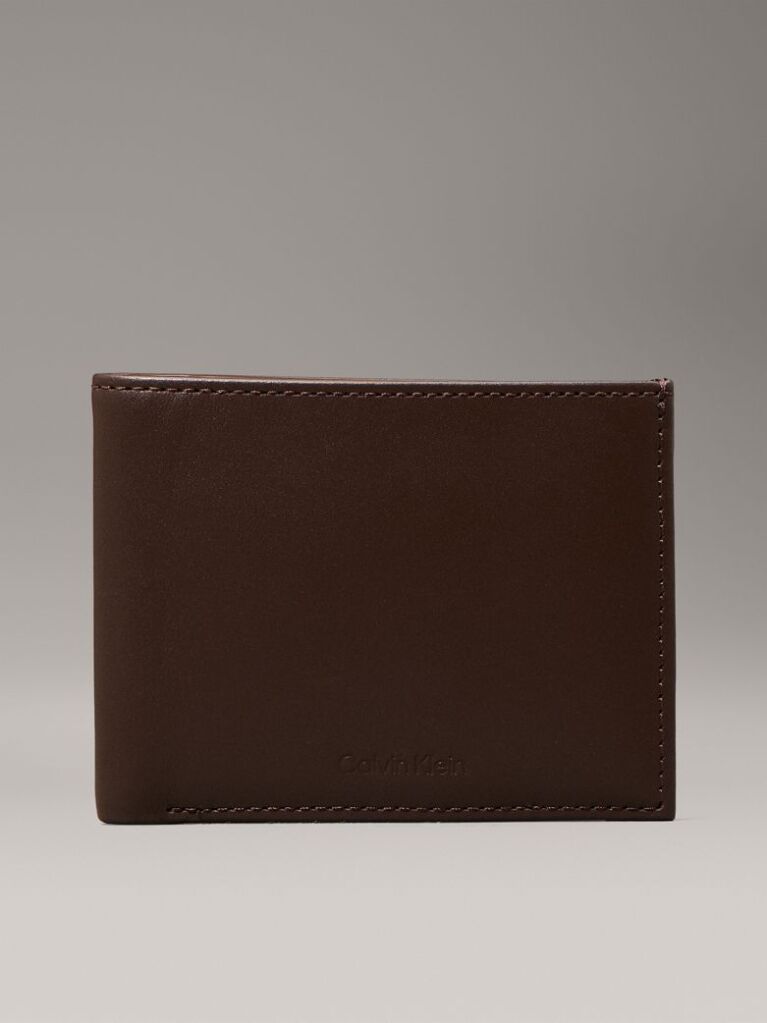 Brown Leather Cardholder  Men