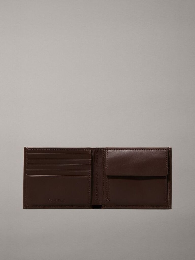 Brown Leather Cardholder  Men