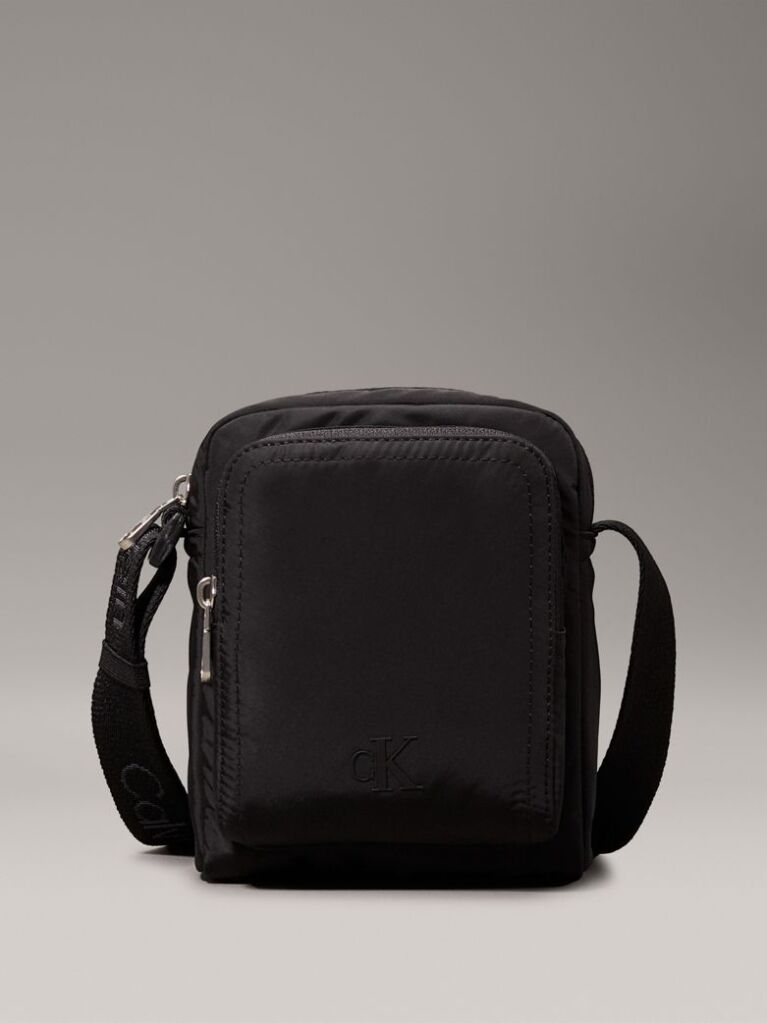 Black Small Reporter Bag  Men