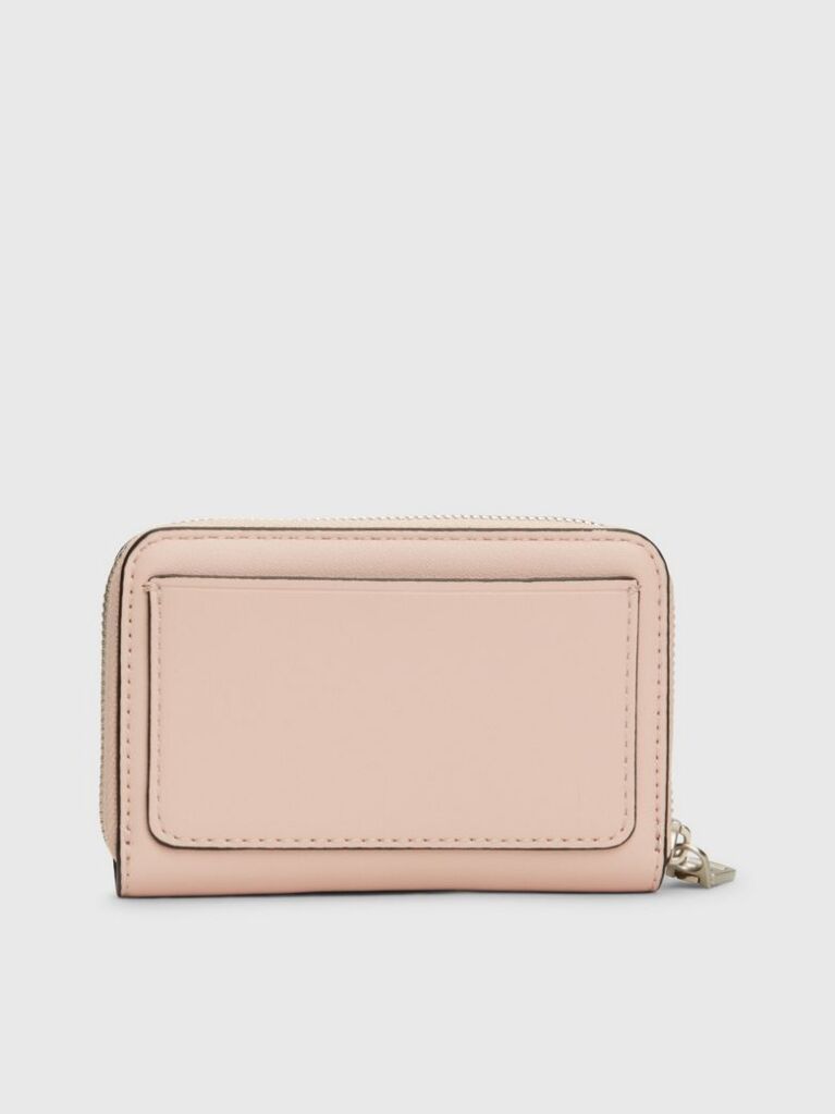 Pink Logo Zip Around Wallet  Women
