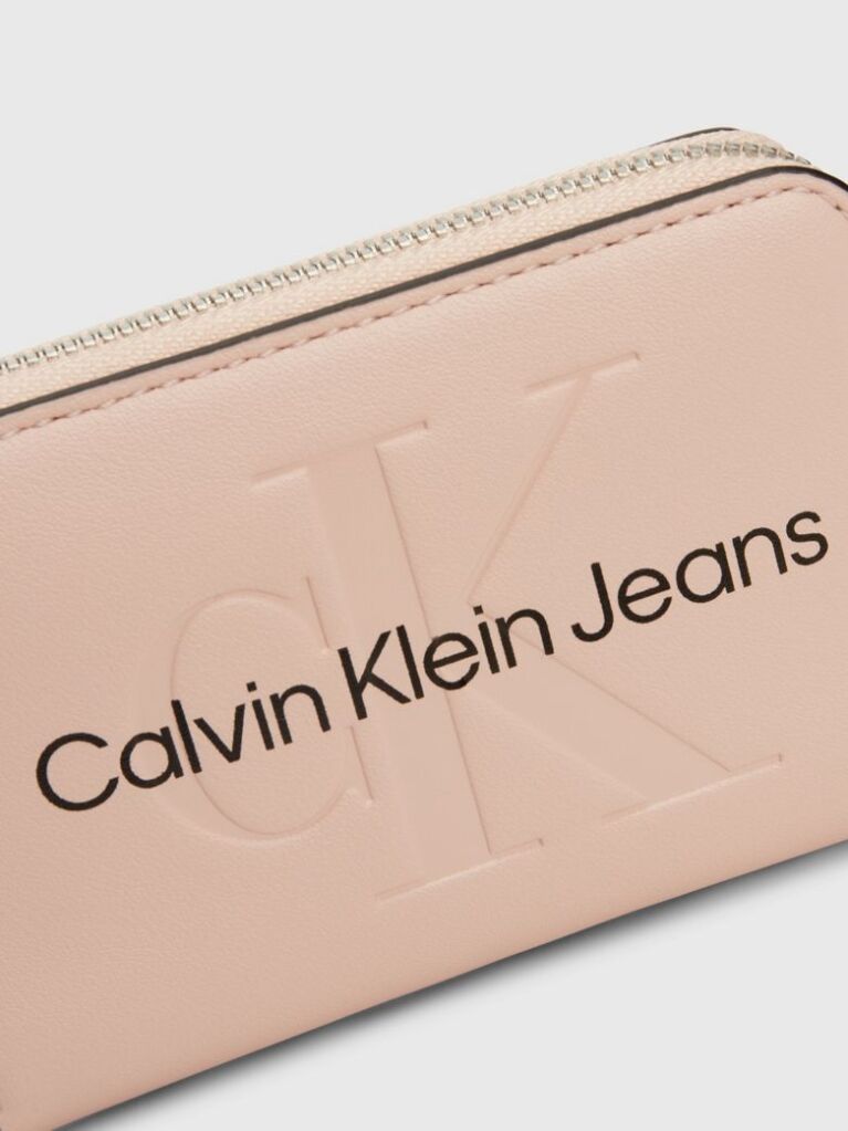 Pink Logo Zip Around Wallet  Women
