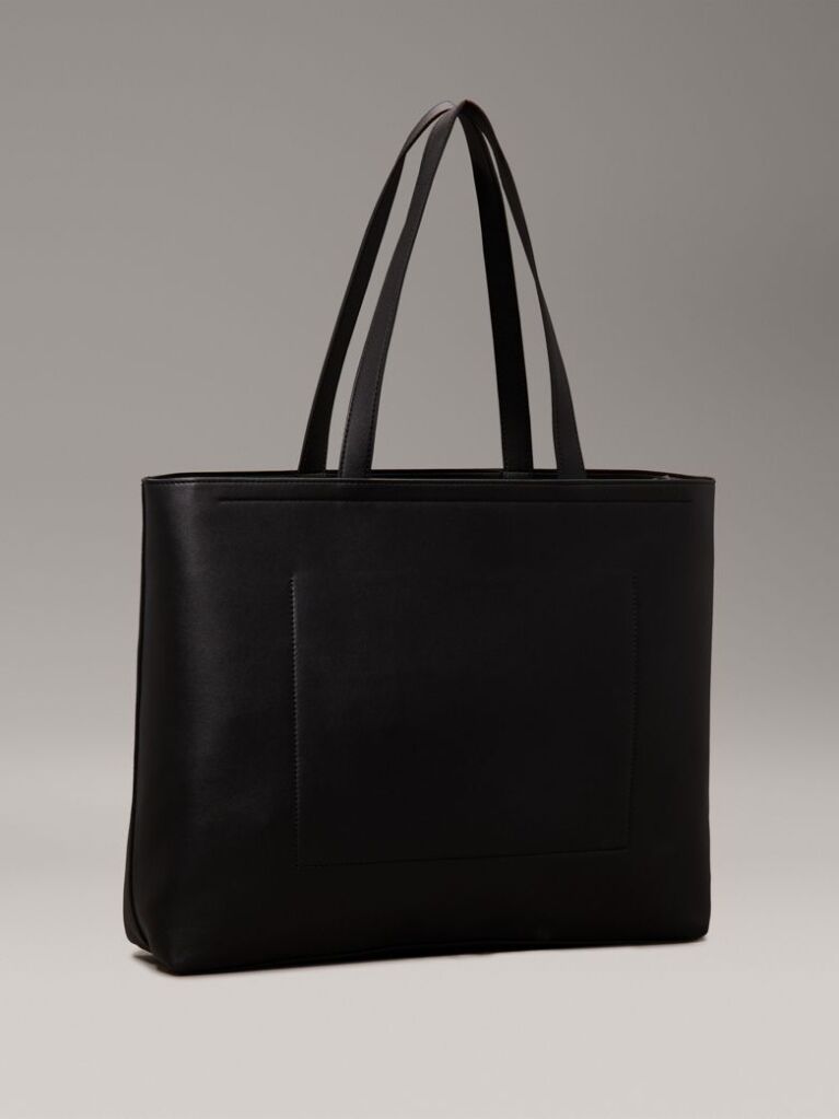 Black Large Slim Tote Bag  Women