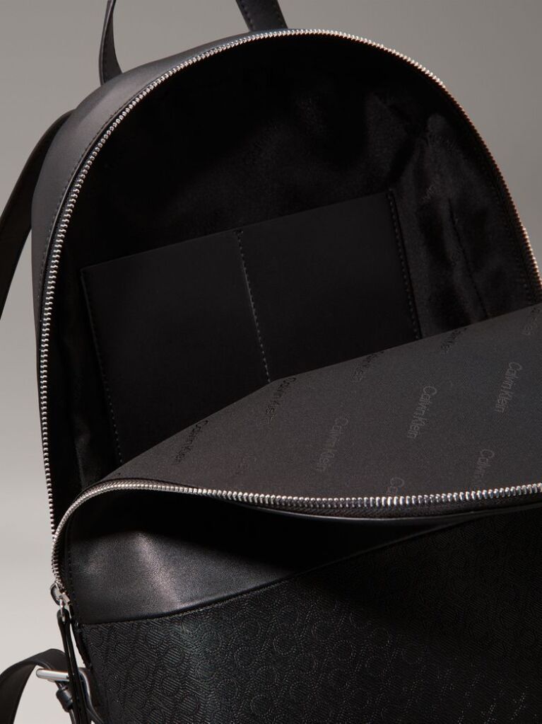Black Logo Backpack  Women