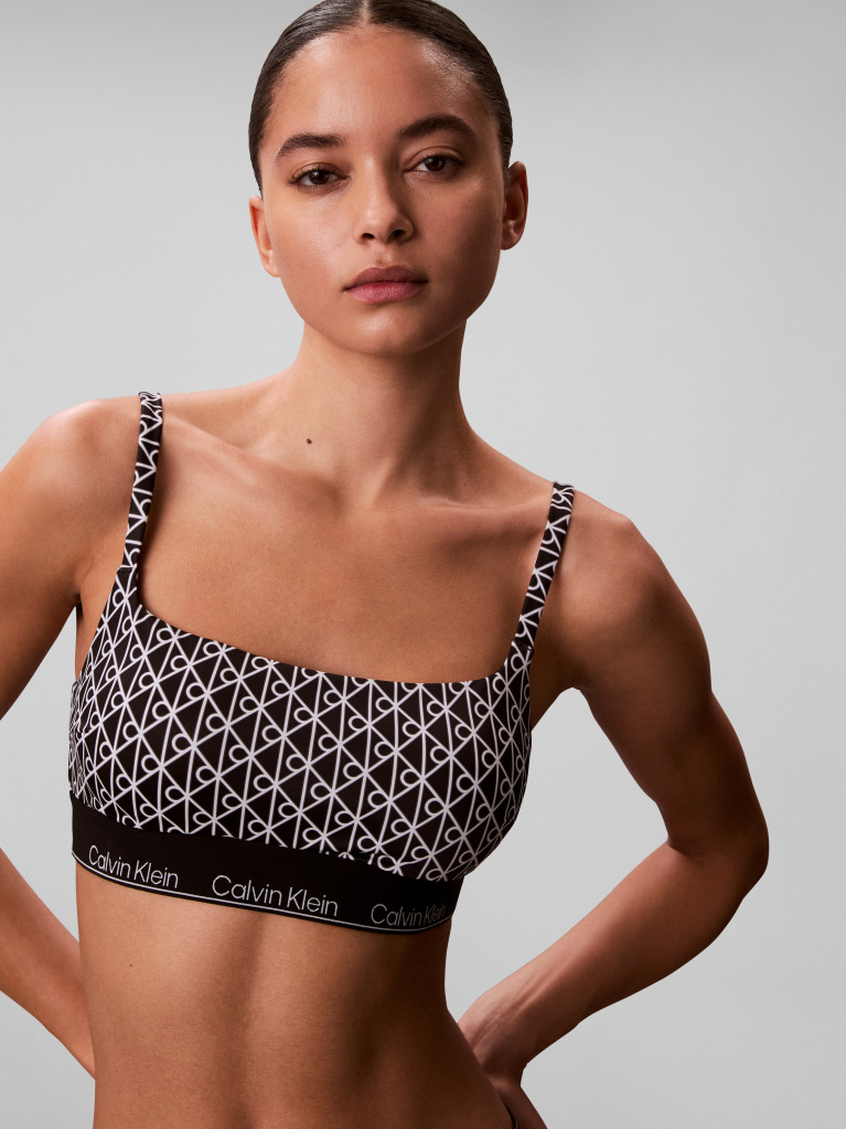 Black Bralette Bikini Top - CK Icon  Women