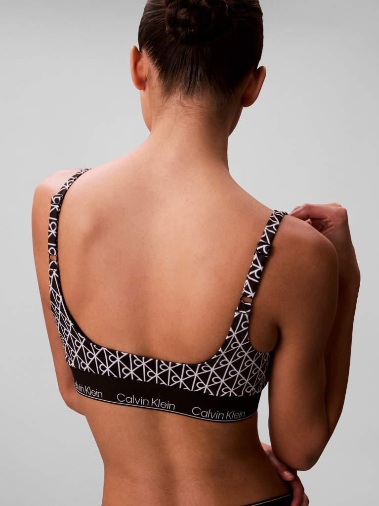 Black Bralette Bikini Top - CK Icon  Women