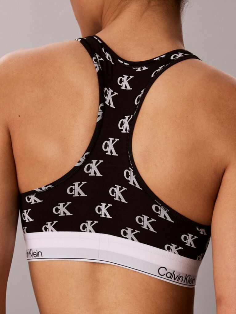 Black Unlined Bralette - Icon Cotton Modal  Women