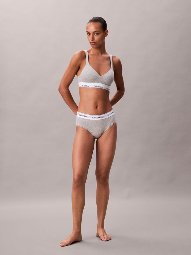 Grey Lift Bralette - Icon Cotton Modal  Women