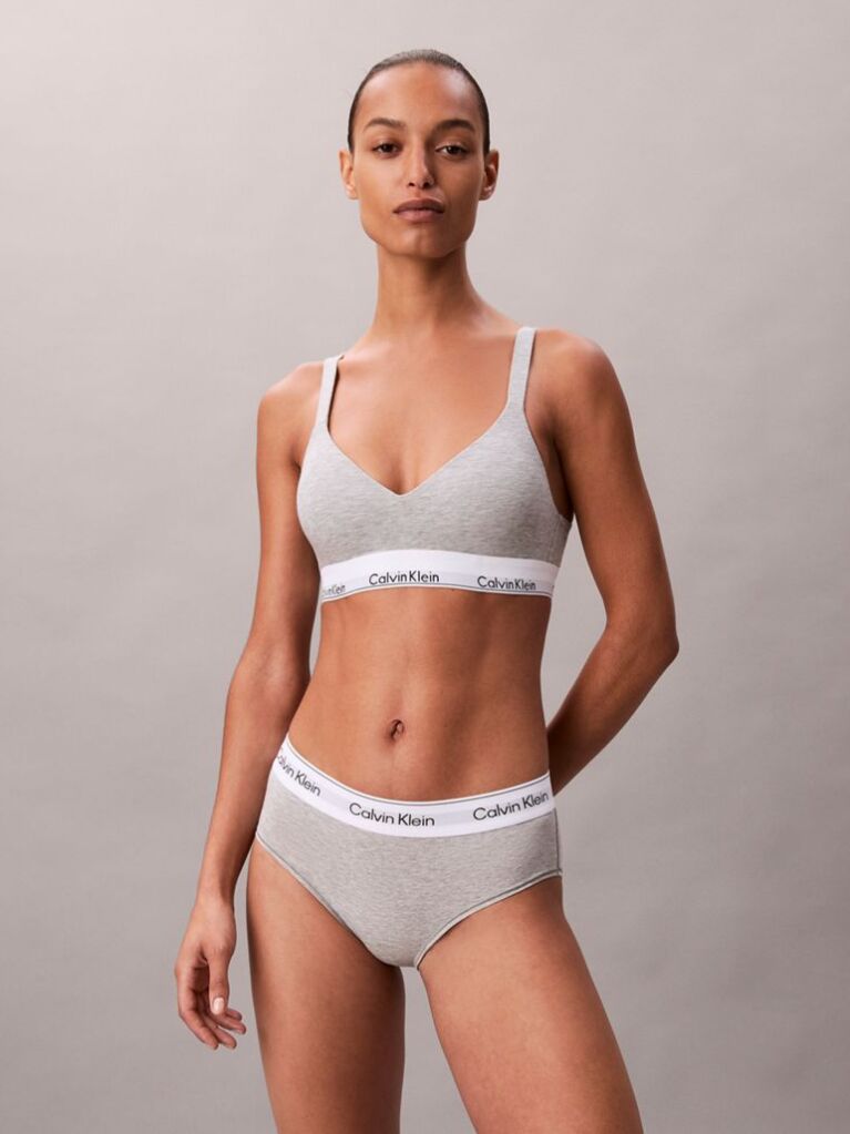 Grey Lift Bralette - Icon Cotton Modal  Women
