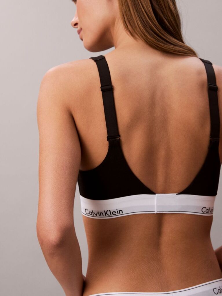 Black Lift Bralette - Icon Cotton Modal  Women
