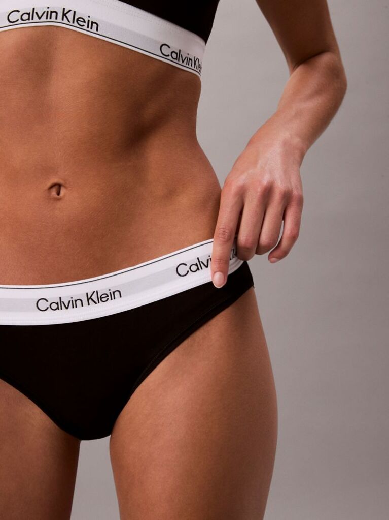 Black Bikini Briefs - Icon Cotton Modal  Women