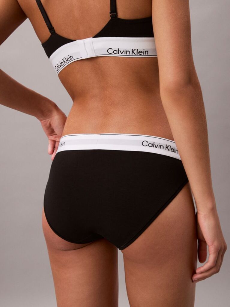 Black Bikini Briefs - Icon Cotton Modal  Women