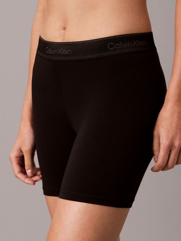 Black Boxer Briefs - Icon Cotton Modal Metallic  Women
