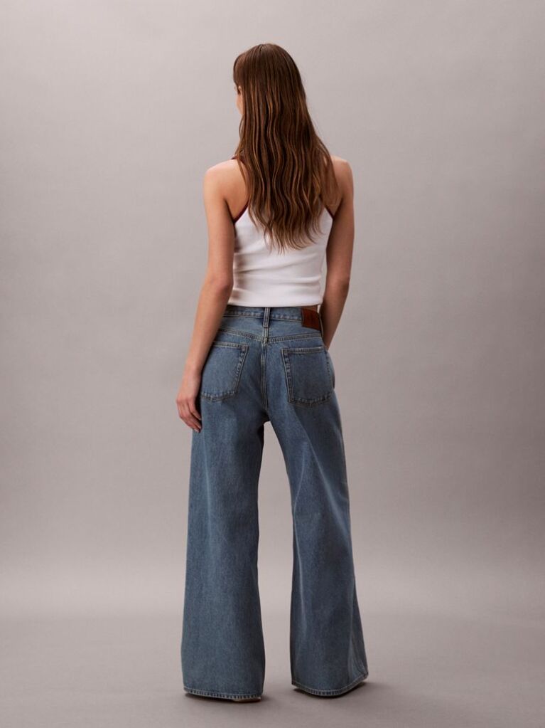Denim Ultra Wide Leg Jeans  Women