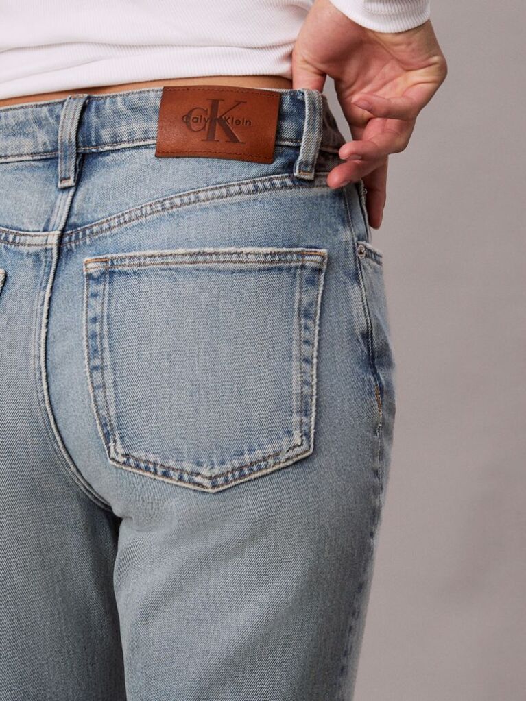Denim High Rise Straight Jeans  Women