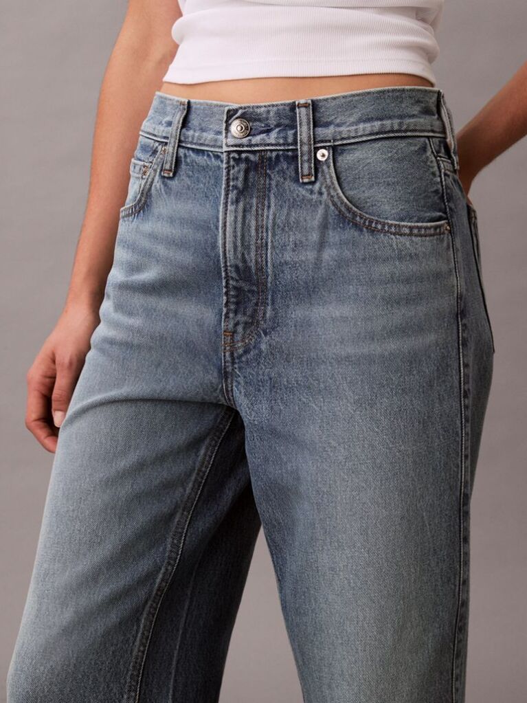 Denim High Rise Culotte Jeans  Women