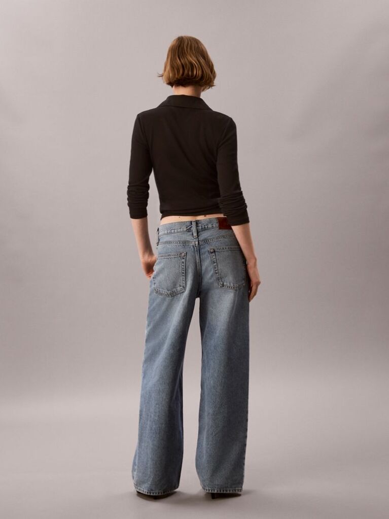 Denim Low Rise Baggy Jeans  Women
