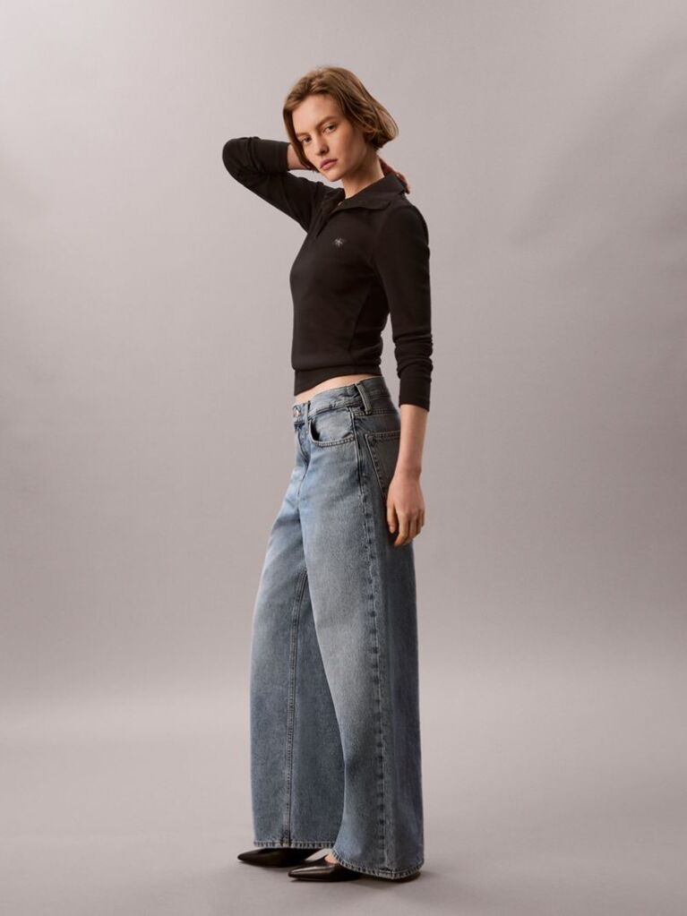 Denim Low Rise Baggy Jeans  Women