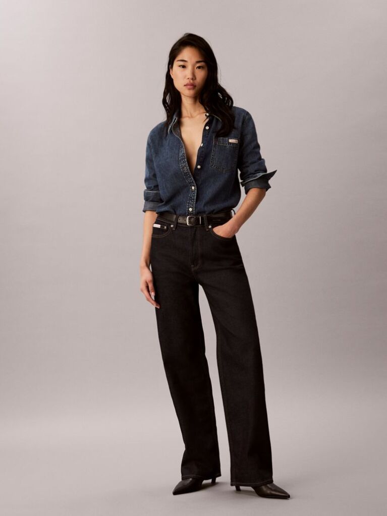 Denim High Rise Loose Jeans  Women