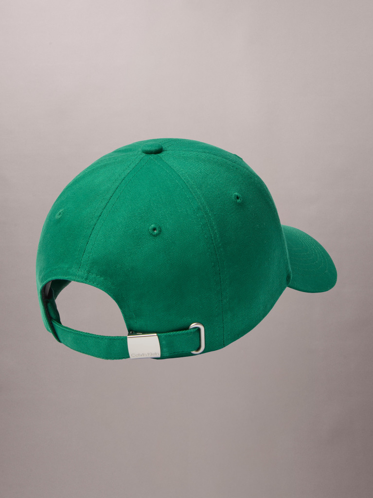 Green Monogram Woven Patch Cap  Men