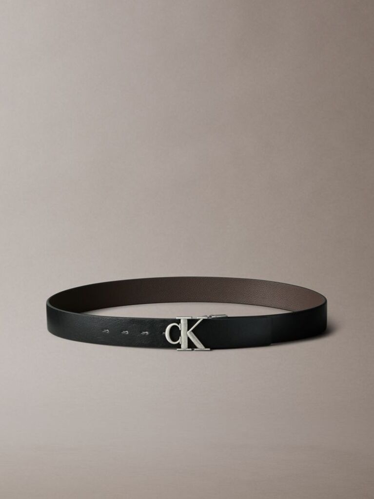 Multi Tumbled Leather Buckle Belt    Men
