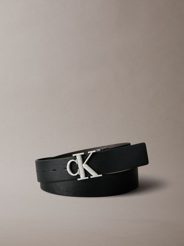 Multi Tumbled Leather Buckle Belt    Men