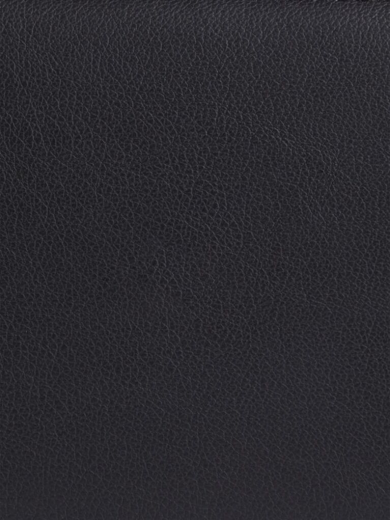 Black Large Zip-Around Wallet  Women