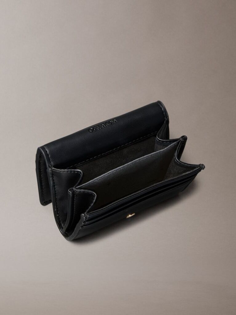 Black Soft Touch RFID Bifold Wallet  Women