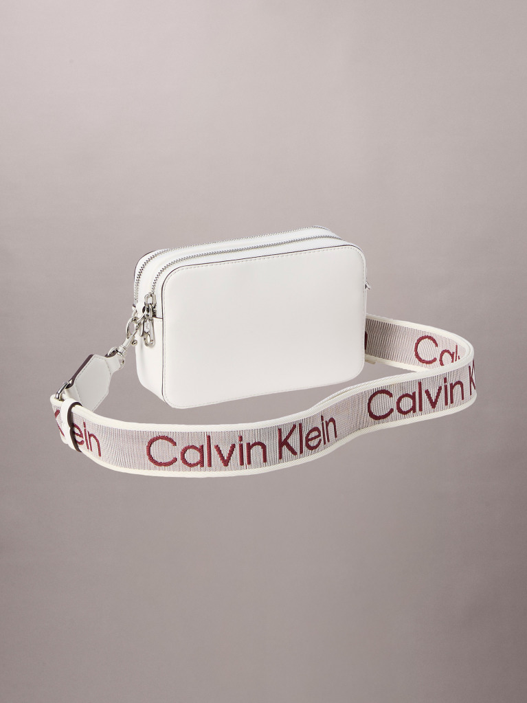 White Convertible 2-Strap Crossbody Camera Bag  Women