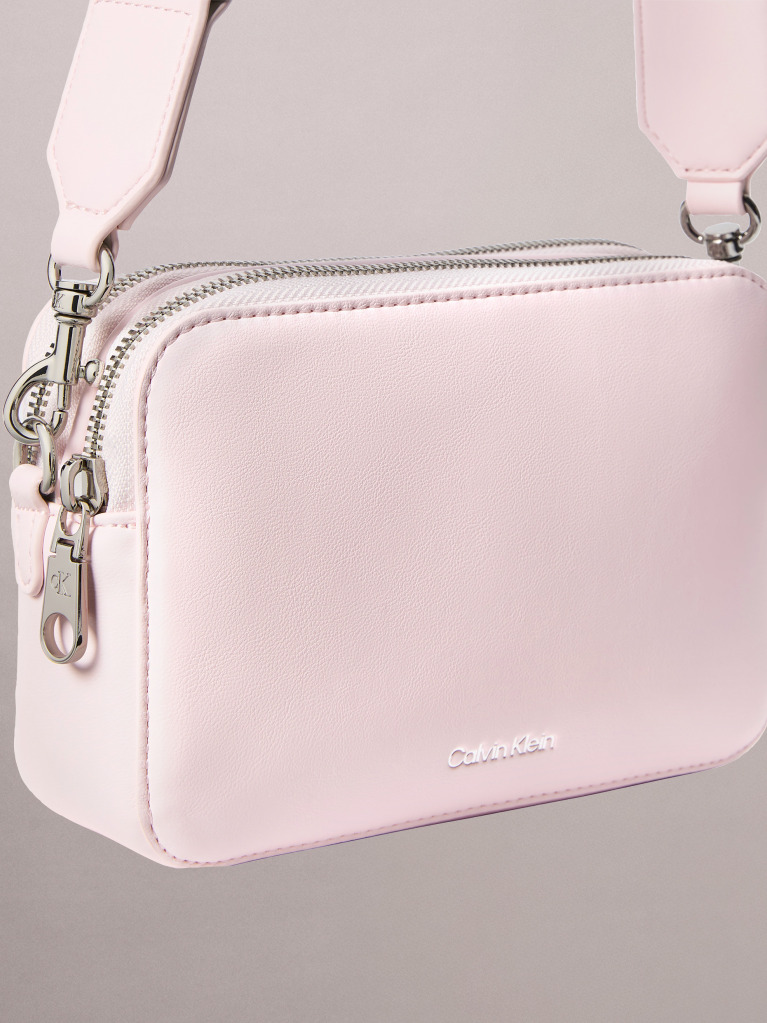 Pink Convertible 2-Strap Crossbody Camera Bag  Women